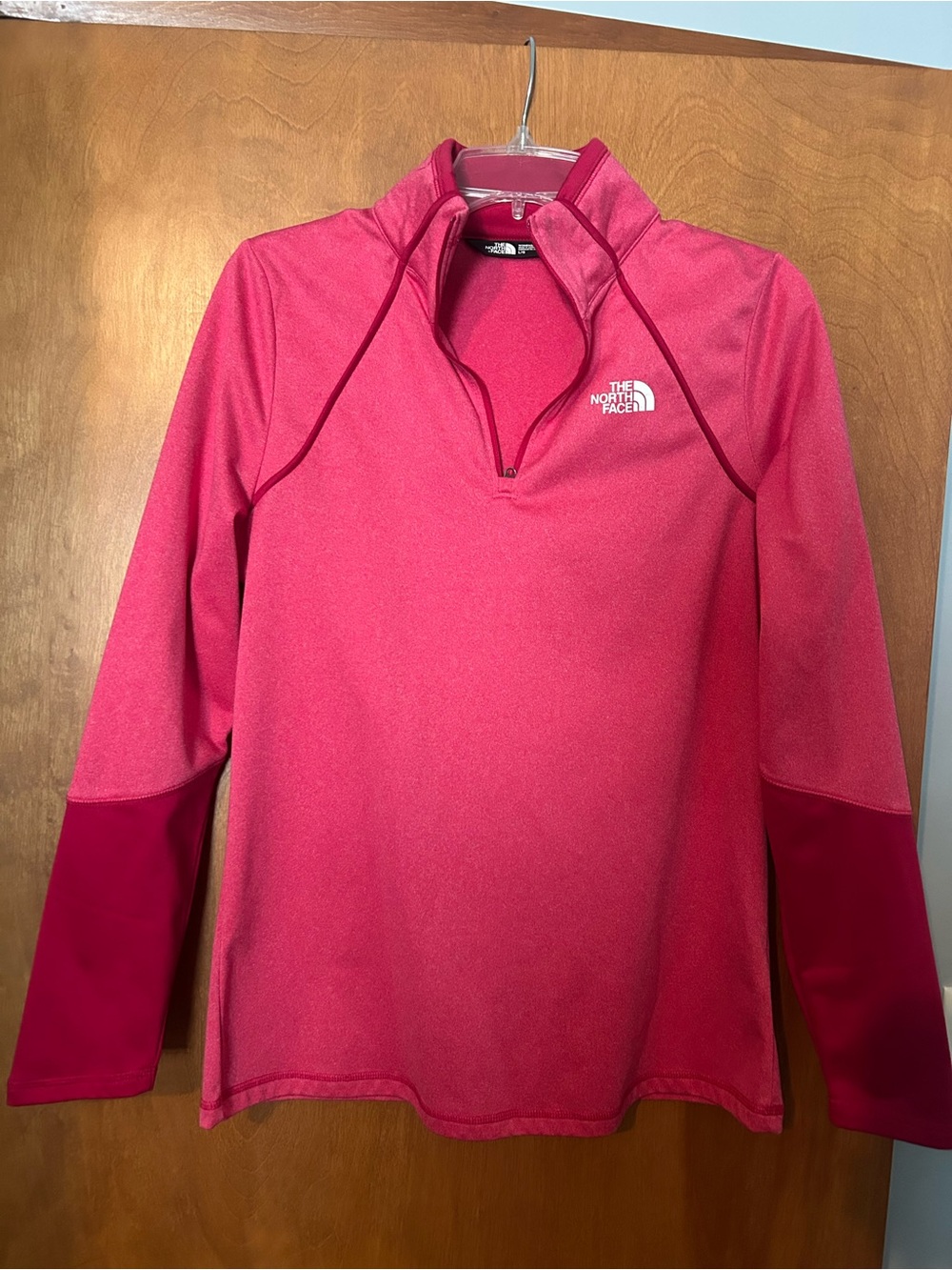 The North Face Hot Pink Quarter-Zip Pullover